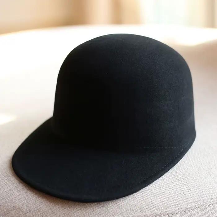 Casquette de baseball en laine pour hommes et femmes