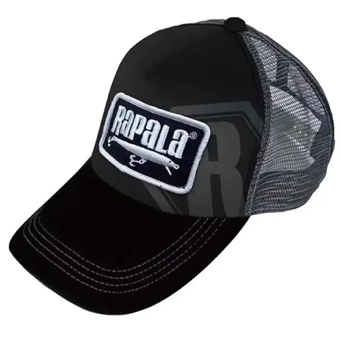 Casquette de pêche d'été en coton avec protection solaire pour hommes, visière large, maille respirante, ajustement parfait, style moderne et robuste pour activités de plein air
