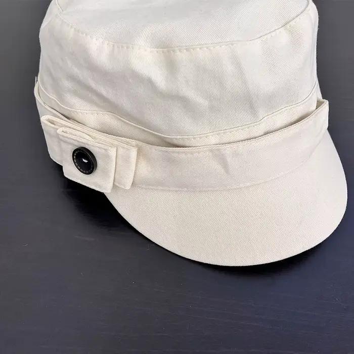 Casquette plate décontractée en tissu