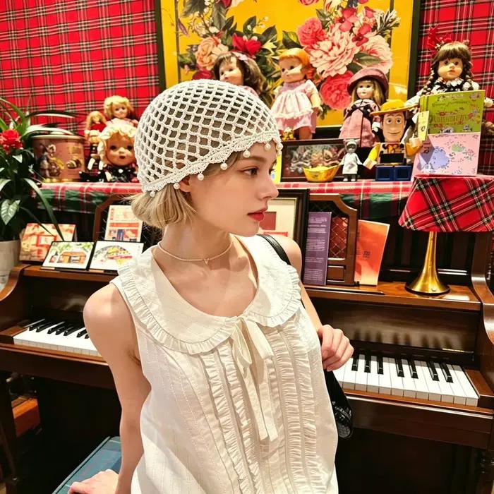 Chapeau en coton respirant pour femmes