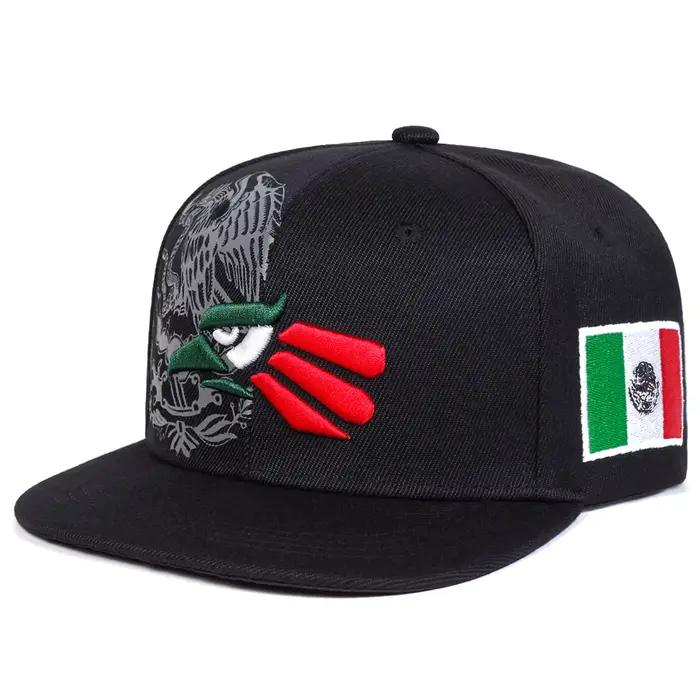 Chapeau hip-hop brodé d'aigle unisexe en polyester pour homme et femme, protection solaire printemps automne occasionnels sorties décontractées