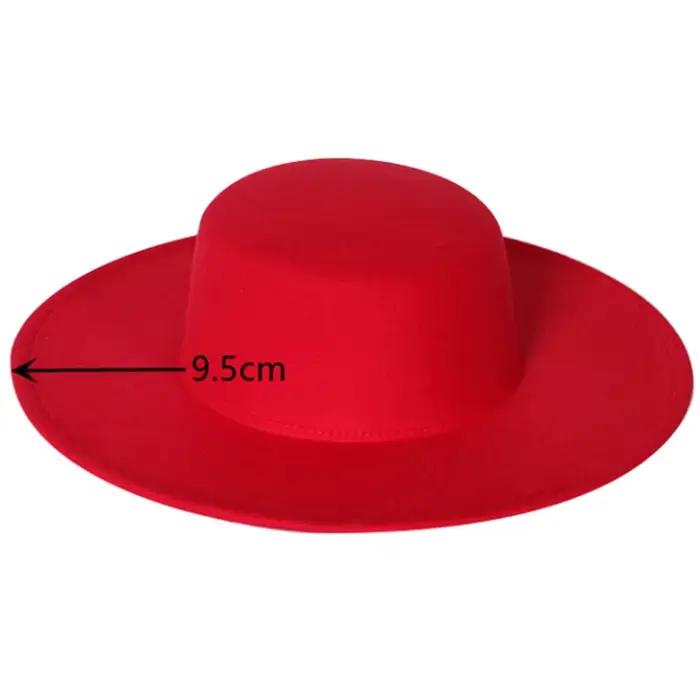 Chapeau fedora à bord de 9.5cm