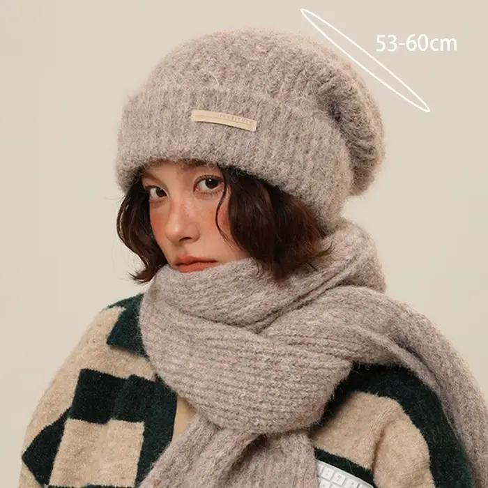 Chapeaux tricotés pour couple d'automne et d'hiver – Conception de protection des oreilles chaude | Style décontracté
