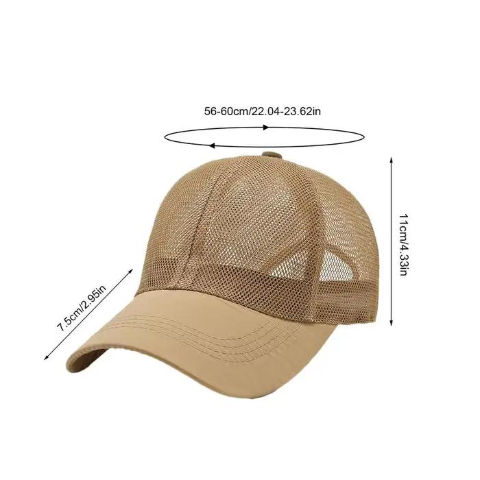 Casquette de baseball en maille respirante pour homme