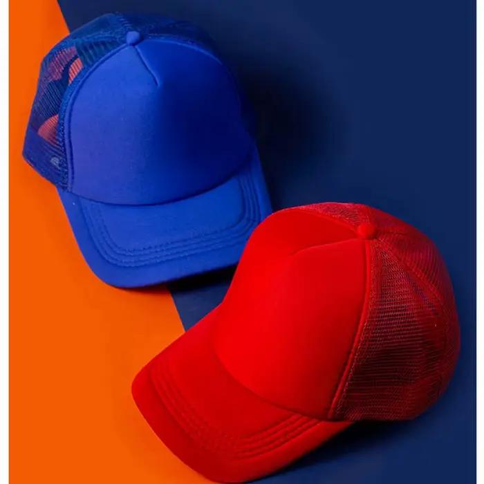 Casquette MYZOPER de camionneur avec épissure publicitaire pour hommes, réglable, respirante, patchwork, logo personnalisable, casquette de baseball d'été, chapeau pour adultes, style sport, occaions détendues