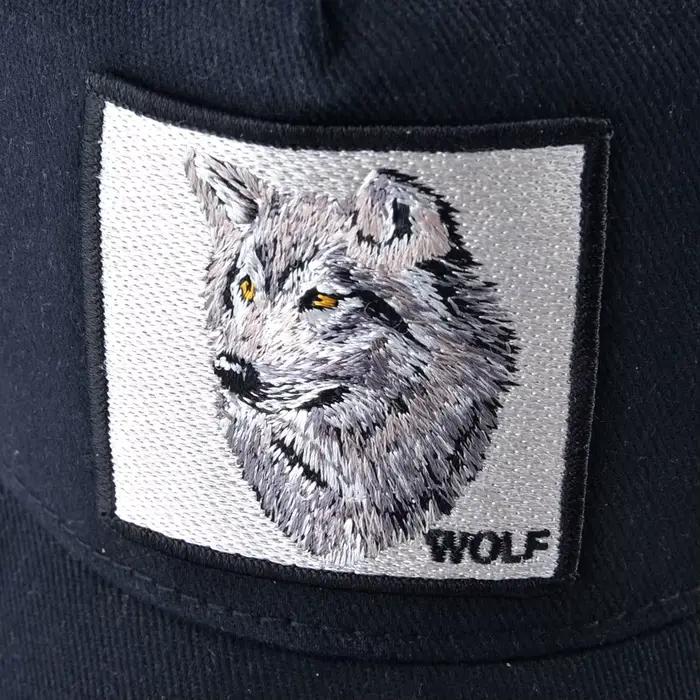 Casquette de Baseball à la mode avec Patch de loup brodé