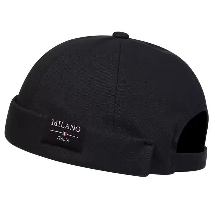 Casquettes pour hommes MILANO ITALIA avec étiquette cousue
