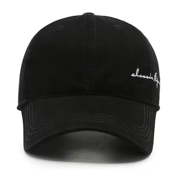 Casquette de baseball FS Marron Vert à lettres pour Hommes et Femmes