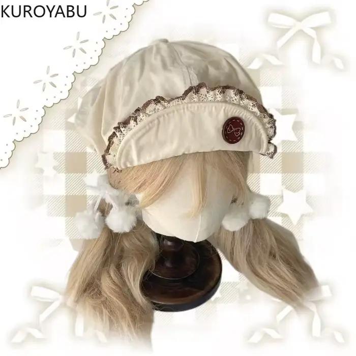 Béret Chic et mignon pour femmes, chapeaux octogonaux classiques, bérets de peintre pour printemps et été, chapeaux doux japonais Gorras Mujer