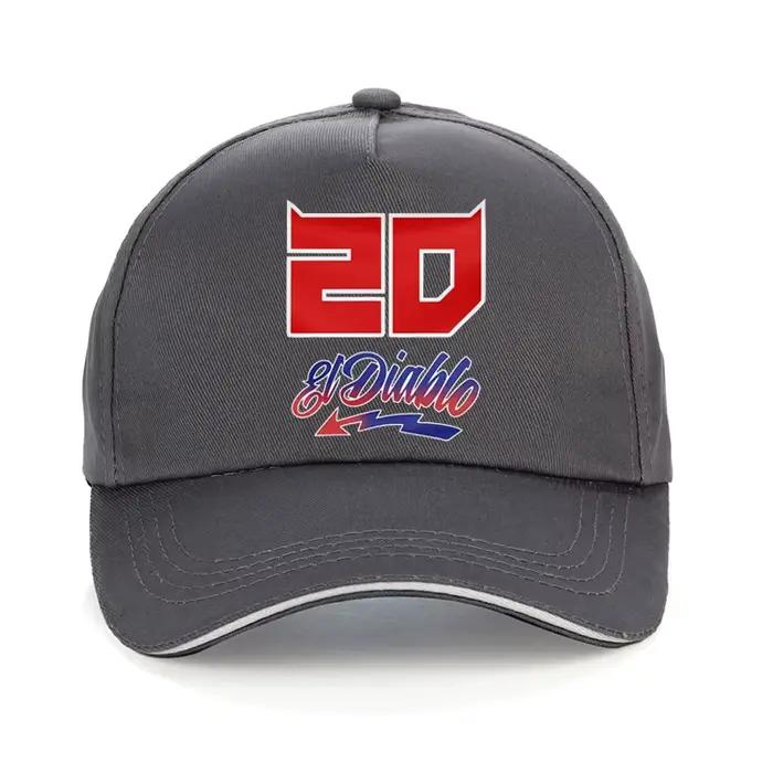 Casquette de baseball unisexe Fabio Quartararo El Diablo World Motorcycle Rider