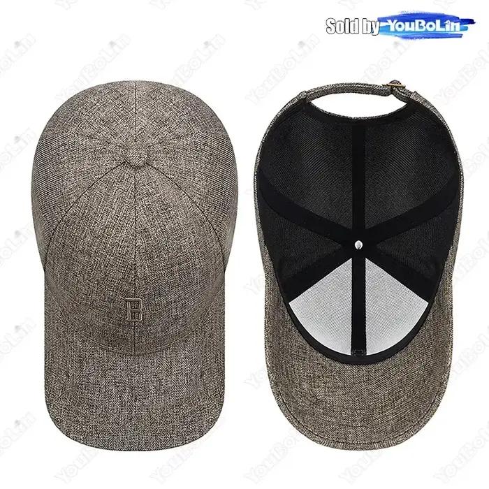 Chapeau de papa brodé tendance pour hommes – Casquette de baseball réglable avec motif de lettre B 1913