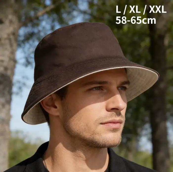 Chapeau de soleil réversible double face pour hommes et femmes