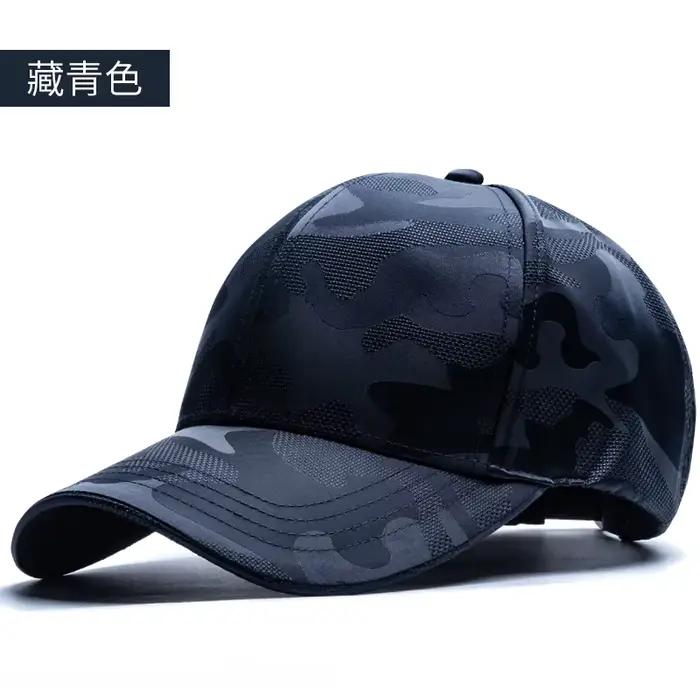 Chapeau de Baseball de Camouflage noir pour hommes