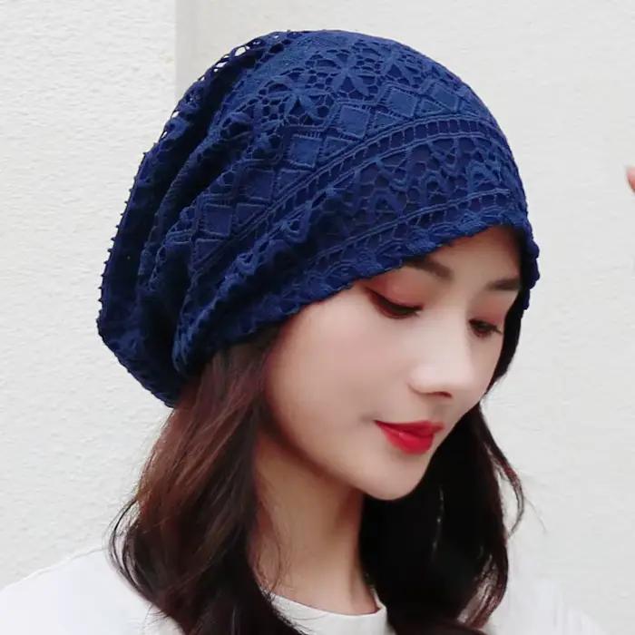 Femmes chapeaux printemps été bonnets fins