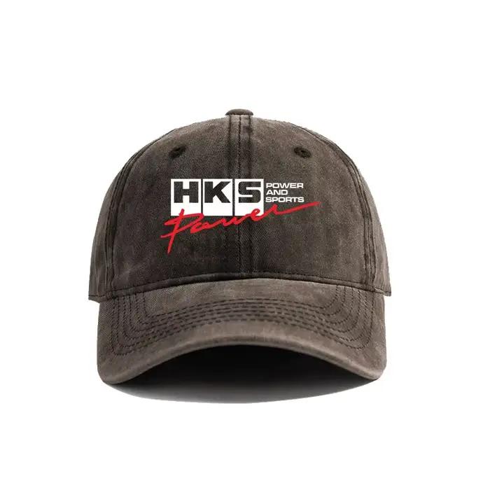 HKS Power and Sports casquette de Baseball en détresse chapeaux
