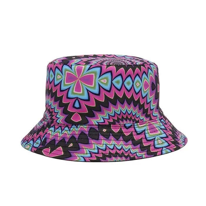 Casquette colorée à motif géométrique pour hommes et femmes