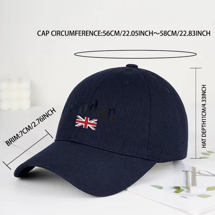 Casquette de baseball à imprimé Union Jack de Londres