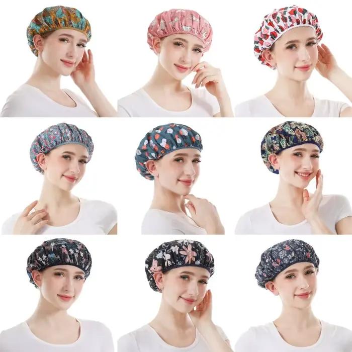 Chapeau de travail en maille élastique anti-poussière