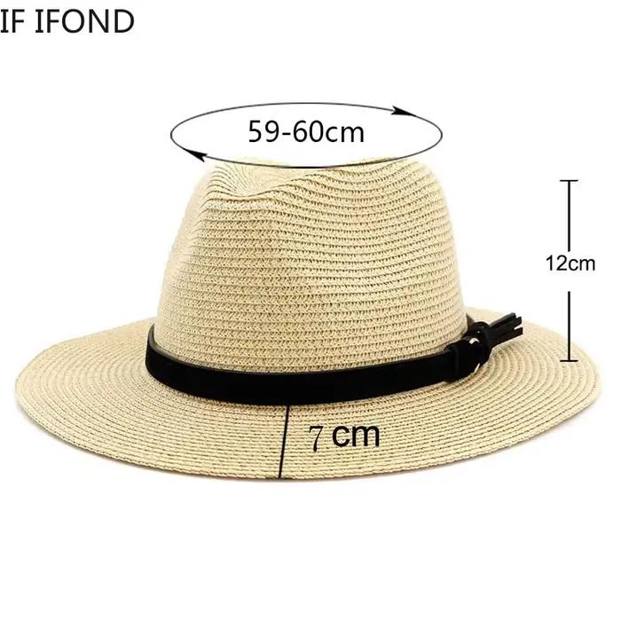 Chapeau de paille pour hommes et femmes