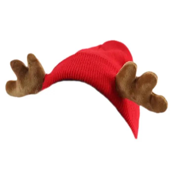 Bonnet d'Halloween en corne maléfique pour l'hiver