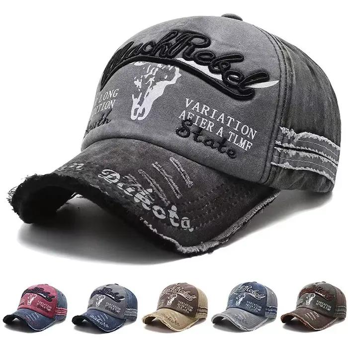 Casquettes de baseball vintage brodées 2025 pour hommes et femmes