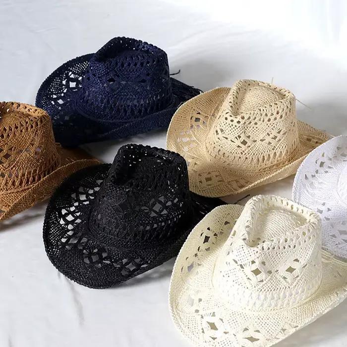 Chapeau de cowboy mode creux fait à la main