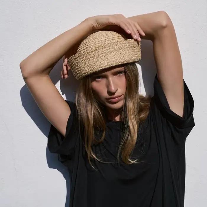 Chapeau de marin en polyester pour femmes, style Ins Blogger, chapeau pillbox vintage, chapeau de soleil pour plage et mariage, bérets pour occasions spéciales