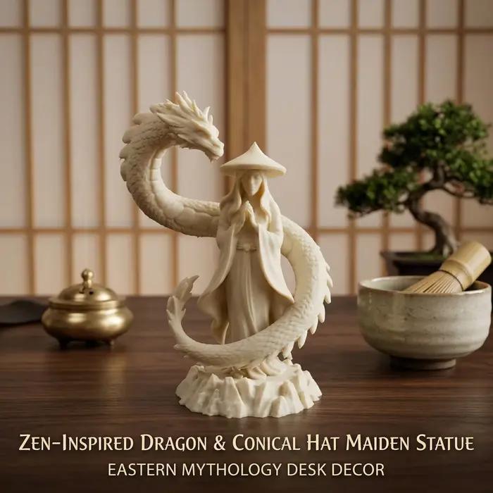 Ornement de chapeau Dragon & Rice