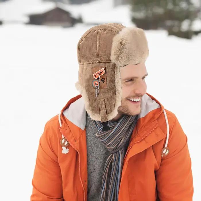 Chapeau de bombardier pour hommes