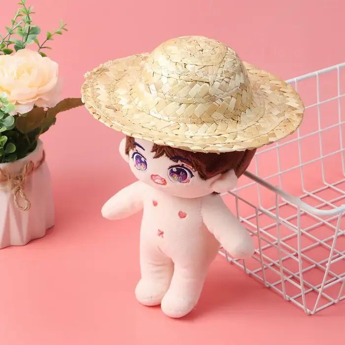 Plusieurs TANCrafts-Chapeau de paille tissé jaune mignon