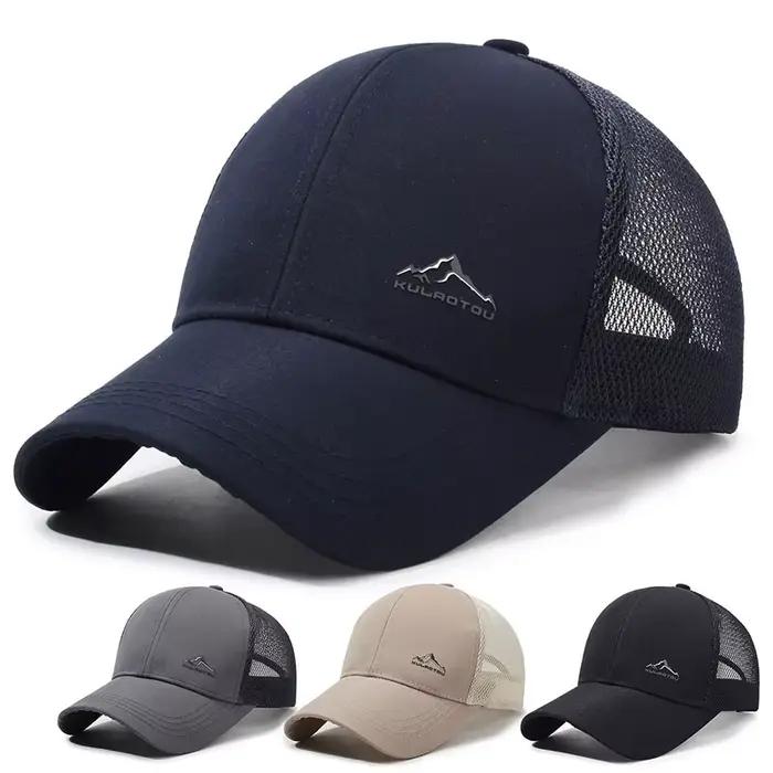 Chapeau de Protection UV été montagne Baseball casquette de randonnée en plein air réglable maille respirant chapeau unisexe sport cyclisme seau chapeau