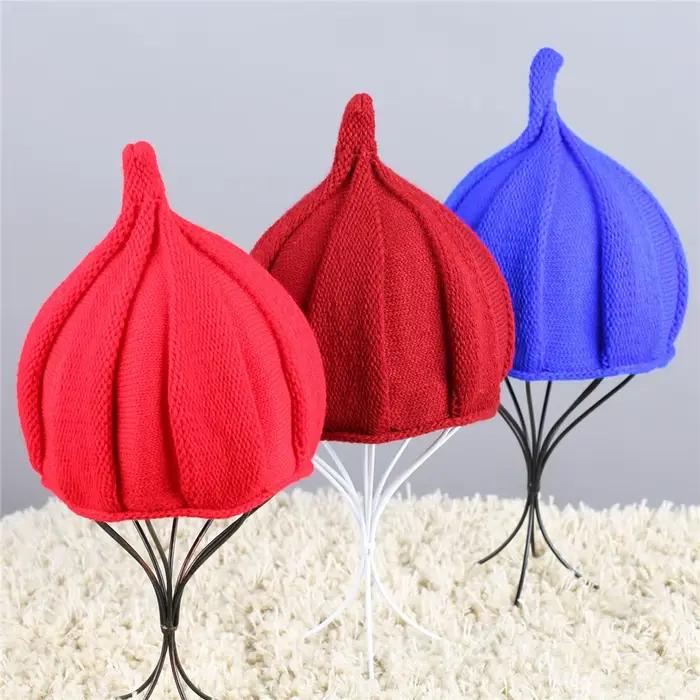 Casquette à fleurs chaude pointue pour adulte