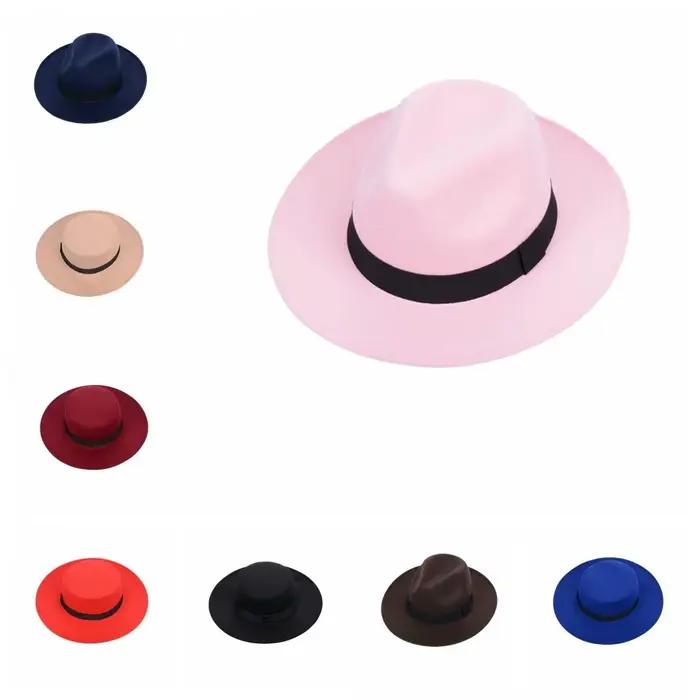 Chapeau en feutre pour hommes et femmes