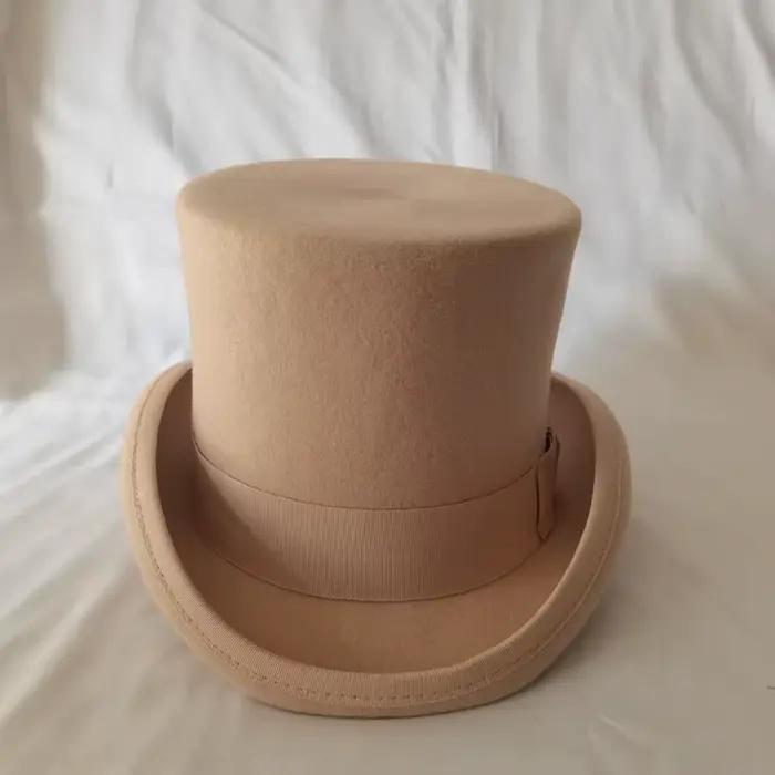 Chapeau haut-de-forme en laine formelle