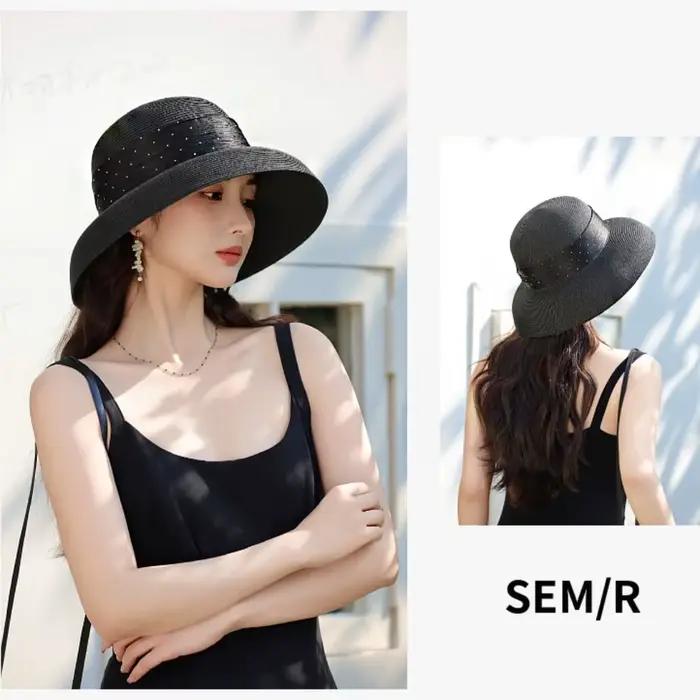 Chapeau de soleil pour femme en paille Lafite