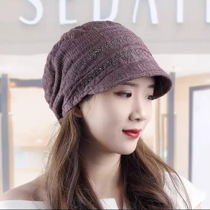 Casquette de tête légère et respirante pour femmes au printemps et en été
