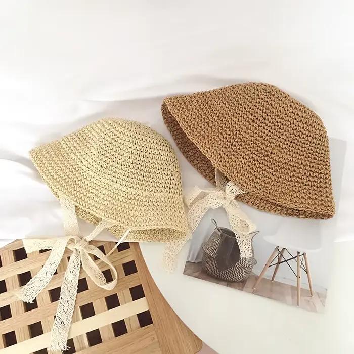 Chapeau de paille pour nouveau-né