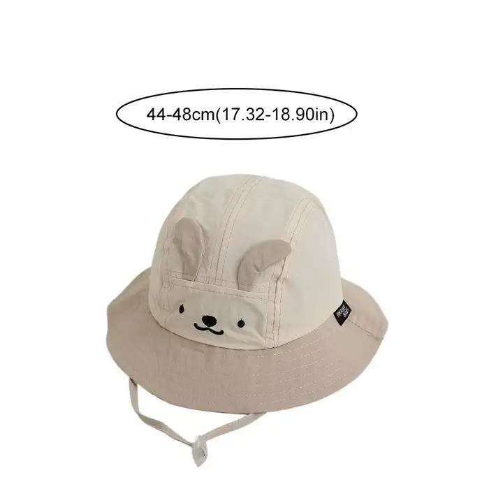Coréen mignon oreille bébé seau casquette dessin animé Animal séchage rapide garçons filles chapeau de soleil été mince