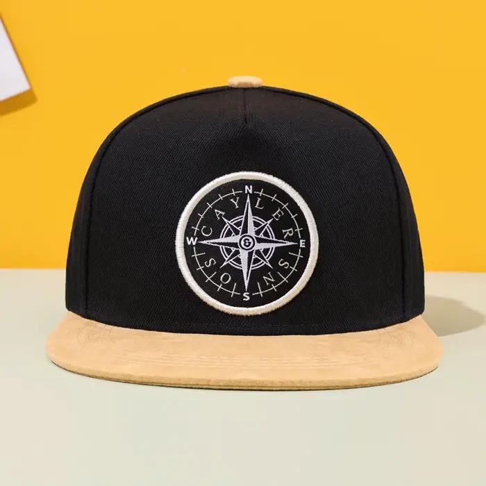 Chapeau hip-hop à bords plats en polyester protection solaire tendance urbaine décontractée pour hommes et femmes occasions spéciales concerts plein air