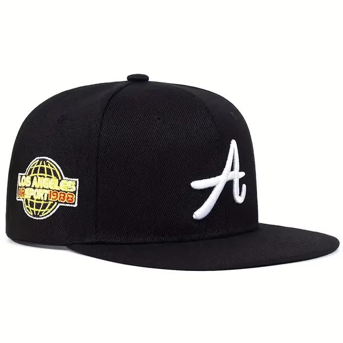 Casquettes de baseball unisexes avec broderie de lettres gothiques