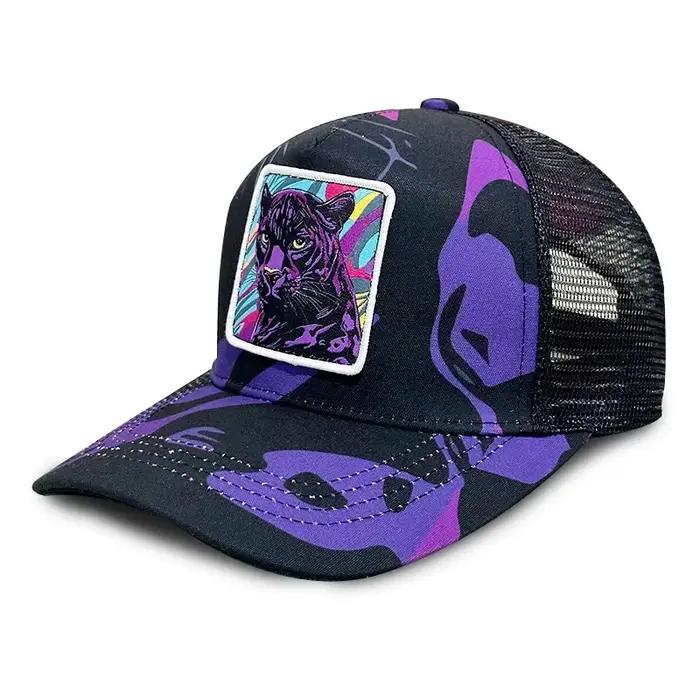 Casquette de baseball respirante en maille avec lettres brodées pour hommes et femmes casquette snapback chapeau de soleil d'extérieur pour papa et camionneur occassions décontractées et sportives