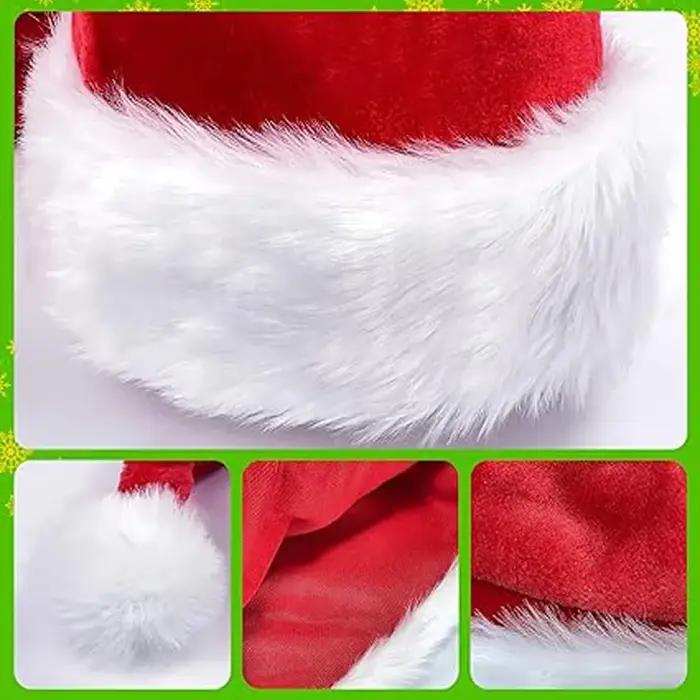 Chapeaux de père noël longs de 75cm
