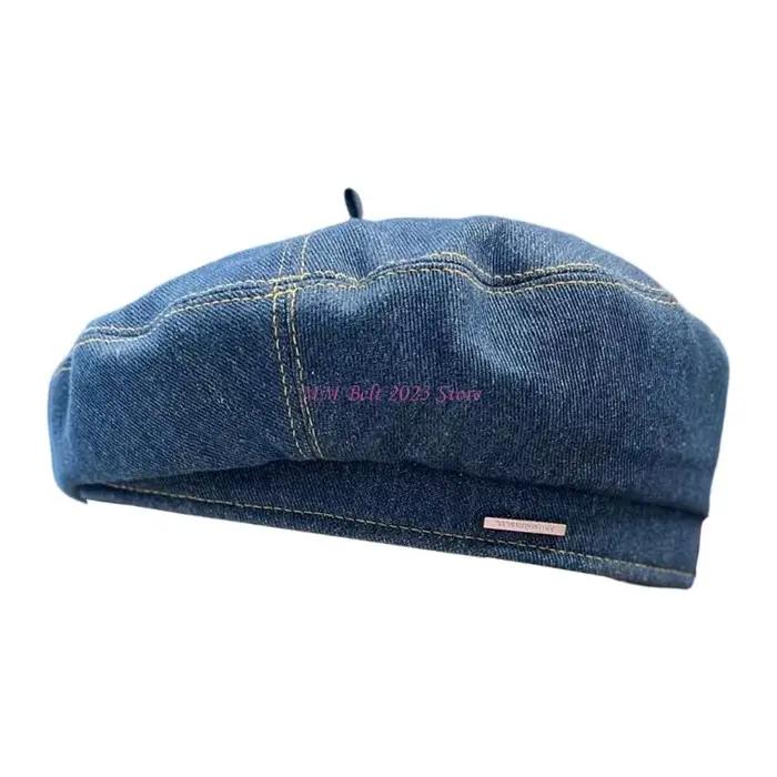 49ME – béret en jean multi-usage pour filles adolescentes