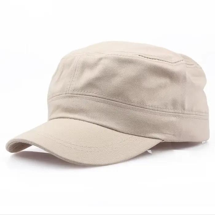 Chapeau militaire unisexe ajustable en coton pour hommes et femmes, multi-saisons, style décontracté pour diverses occasions