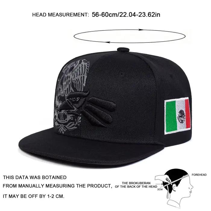 Chapeau hip-hop brodé d'aigle unisexe en polyester pour homme et femme, protection solaire printemps automne occasionnels sorties décontractées