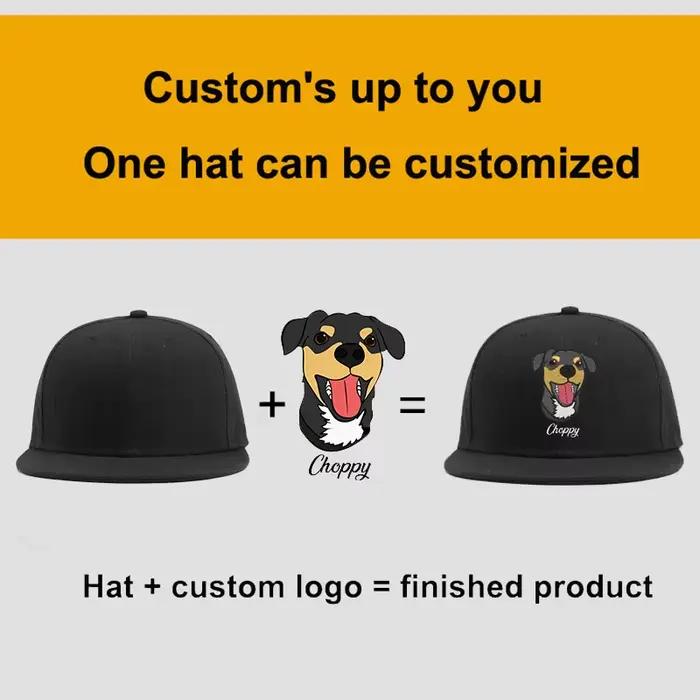 Chapeau ajusté personnalisé avec Logo brodé