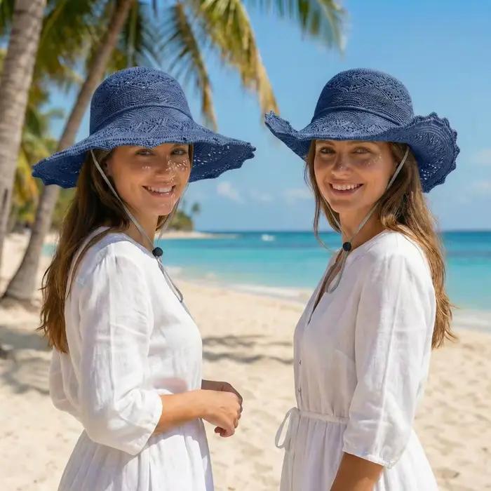 Chapeau de soleil élégant pour femme