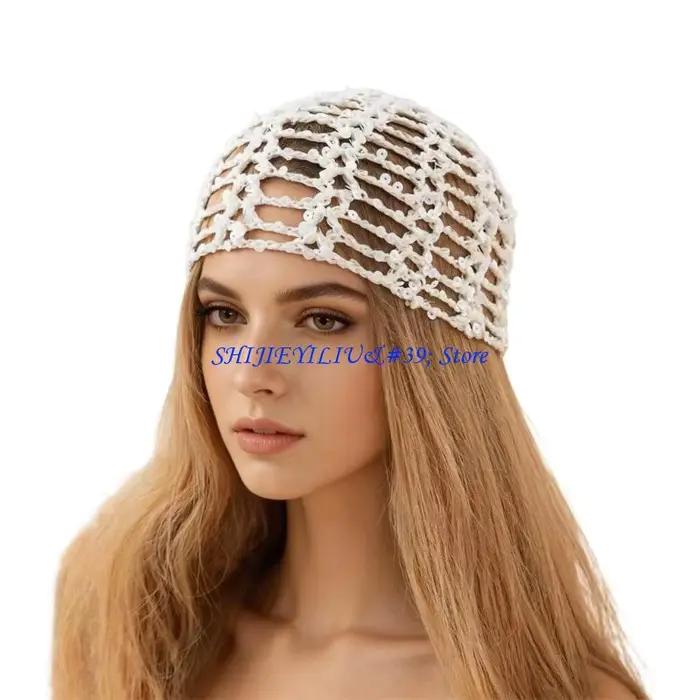 Chapeau tricoté en maille de coton unisexe sport polyvalent pour homme femme occasions décontractées été soleil