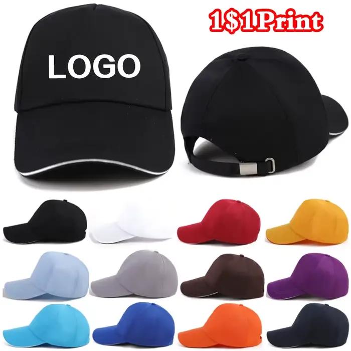 Casquette de baseball personnalisable avec logo imprimé pour hommes