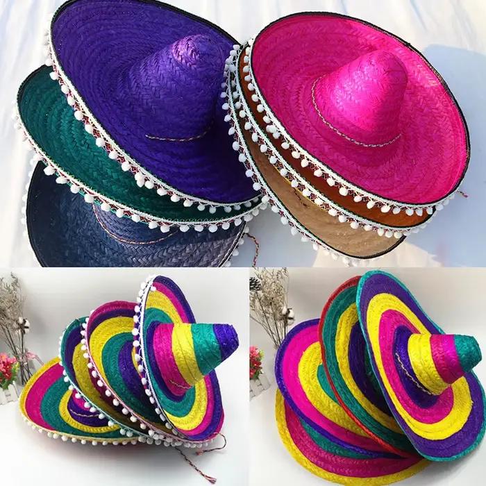 Chapeau de fête mexicain coloré